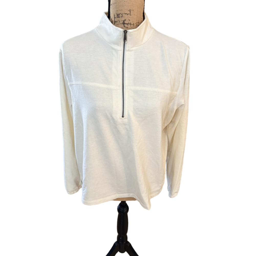 Lucky Brand 2-Pc. Loungewear Set Size M Cream NWT - Picture 3 of 10